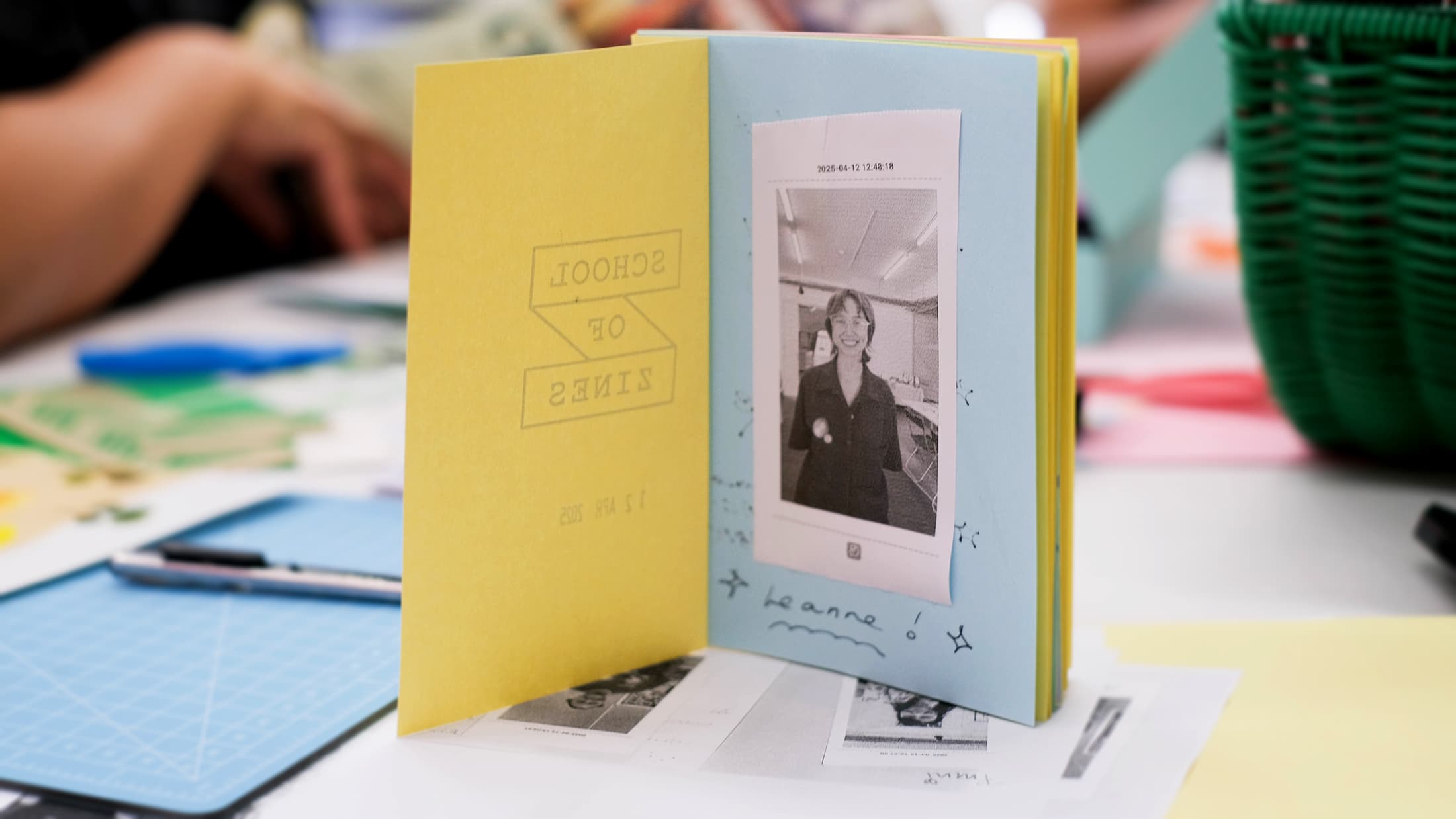 A zine from Zine Workshop #8 with Leanne, an alum-turned-facilitator