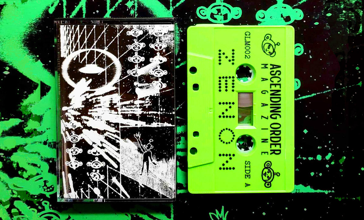 Cassette tape released alongside Ascending Order Magazine ZENON (2023) · Photo by Ilde B